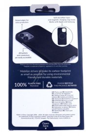 Mobilize Leather Bag Gsm - 29792 Mobilize Magsafe Compatible Premium Leather Case Apple Iphone 16 Pro Max Black