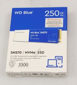 Ssd M.2 - Sn570 Wd Blue™ 250gb M.2-nvme Pcie Ssd-festplatte