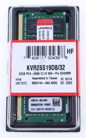 Ram Processors - Valueram 32 Gb Ddr4 Pc4-21300, Cl19