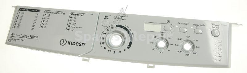 Operating Unit Screen - C00513010 488000513010 Control Panel+handle Gw Ewd61052weu [Whirlpool Indesit]