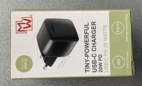 Minwa Charger For Mobile Phone - Mw Pd20asu 20w Usb-c Power Supply With Power Delivery And Quick Charge