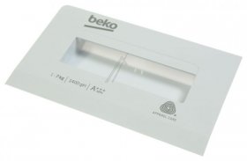 Arcelik Detergent Dispenser Cover - Detergent Drawer Front Cover Assembly.