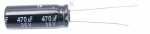 Panasonic 35v Radial Electrolytic 105 De - 470uf-35v Elko Radial Pan Capacitor 105° 8x20mm
