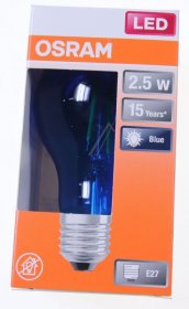 Osram E27 Led-emitter - Ac226210155 Led Star Deco Classic,e27,2,5 W, E27, Blau - LEDSCLA15