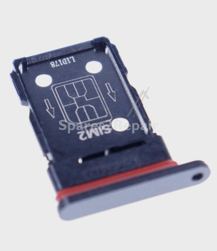 Oneplus Sim card Holder - 1081100134 4711165 Metal Sim Card Lock Sticker Aa493 Black Stainless Steel Double Card