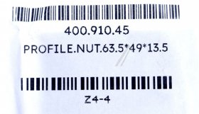Soflow Nut - Mover Ok: Profile Nut 63 5x49x13 5