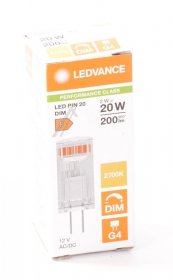Osram G4 Led Lamp - Ac5892901zs Led Pin20 Dim 2w 827 Cl G4 P - LED PIN20 DIM 2W 827