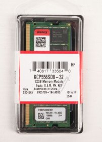 Kingston Notebook Memory - Kingston 32gb Ddr5 5600mt-s Sodimm - KCP556SD8-32