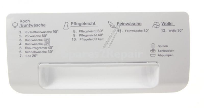 Detergent Dispenser Cover - 42137962 Detergent Drawer Cover Telefunken Bb1(wb91042b) [Vestel]