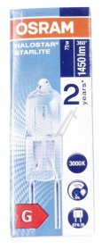 Osram Halogen Lamp - Halogen Lamp Without Reflector, Gy6.35, 75 W, 12 V