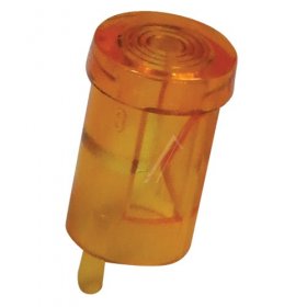 Glass Lamp Cover - C00341779 481946279854 Lens Orange [Whirlpool Indesit]