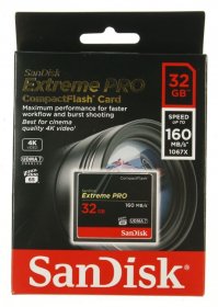 Memorycard - 32gb Sandisk Extreme Pro Compactflash
