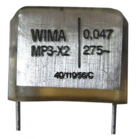 Wima X2 Emi Suppression Capacitor M - 0 047uf-275v Mp3-x2 Suppression Capacitor -rohs-conforme-rm15