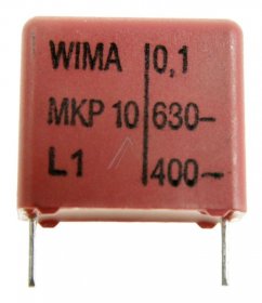 Wima Pulse Capacitors - 0,1uf-630v Mkp10 Capacitor For Pulse Applications Pcm=15
