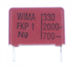 Wima Fkp1 Pulse Capacitor - 330pf-2000v Fkp1u003304c00kssd Fkp1 Pulse Capacitor Rm=15 -rohs Compliant-