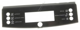 Saeco Front Housing - 421944054771 Display Front Panel S-scr blk Smrd-t