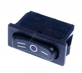 Marquardt Rocker Switch - Wippschalter, Ein-aus-ein, Nicht Beleuchtet, Panelmontage, Schwarz