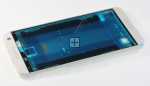 Htc Housing Part - Mittel-cover White Fur Suitable For Htc Desire 610