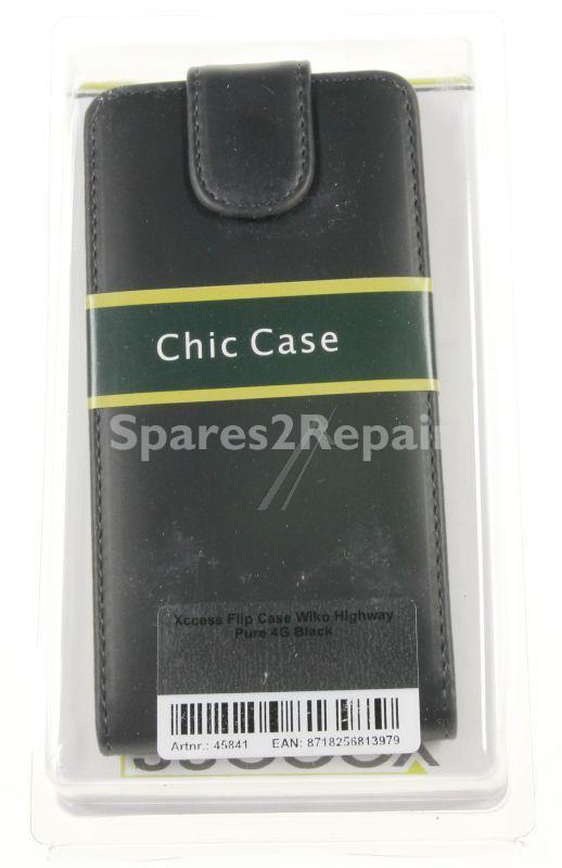 Xccess Leather Bag Gsm - 45841 Xccess Flip Case Wiko Highway Pure 4g Black
