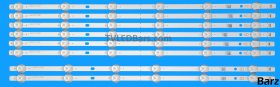 SVV500A81 / SVV500AC1 LED Backlight Array Vestel 50" Hitachi 50HK25T74U VES500QNYC VES500QNYA VES500QNYP SVV500A81 SVV500AC1 A + B 6xA 2xB