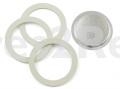 Bialetti Filter Seals - 3 Seals + 1 Filter 3 4 Cup Carton - 800033