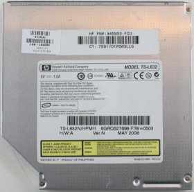 Hewlett Packard - DVD-RW - TS-L632 - TS-L632N/HPMH - Ver.N - 445953-FC0 - BG68-01198A - REV.02 - PATA