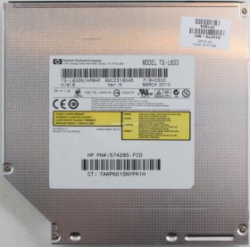 Hewlett Packard - DVD-RW - TS-L633 - Ver.N - TS-L633N/HPMHF - 574285-FC0 - BG68-01565A - Rev.01 - SATA