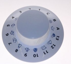 Control Knobs - C00264221 Timer Knob White Pw Arm Prne02 [Whirlpool Indesit]