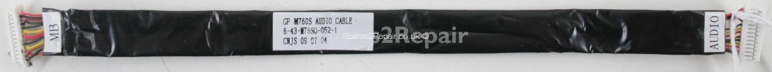 LogiQ Notebook M760T - GP M760S Audio Cable - 6-43-M76S0-052-1