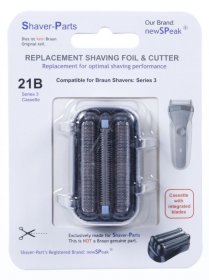 Newspeak Shaver Head - Cutting Parts Cassette Alternative For Braun 21b