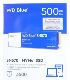 Ssd M.2 - Sn570 Wd Blue™ 500gb M.2-nvme Pcie Ssd-festplatte