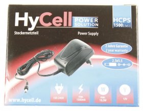 Plug-in Transformer - 12v-1,5a-18w Power Supply - 5,5x2,5mm