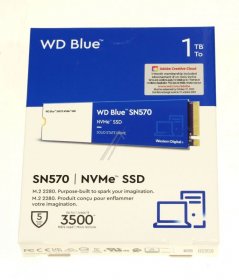 Ssd M.2 - Sn570 Wd Blue™ 1tb M.2-nvme Pcie Ssd-festplatte