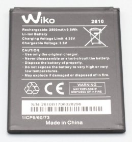 Wiko Phone Battery Packs - Batterie Mit Etikett